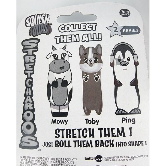 Penguin Squishy Ping Stretcharoos Figure Toy Bettertoyz Squeezable Squish Bird - Picture 11 of 16